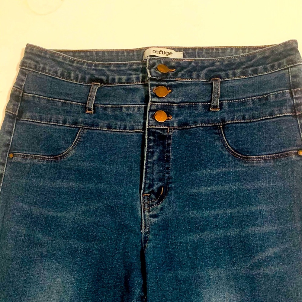 Front Button Up Jeans